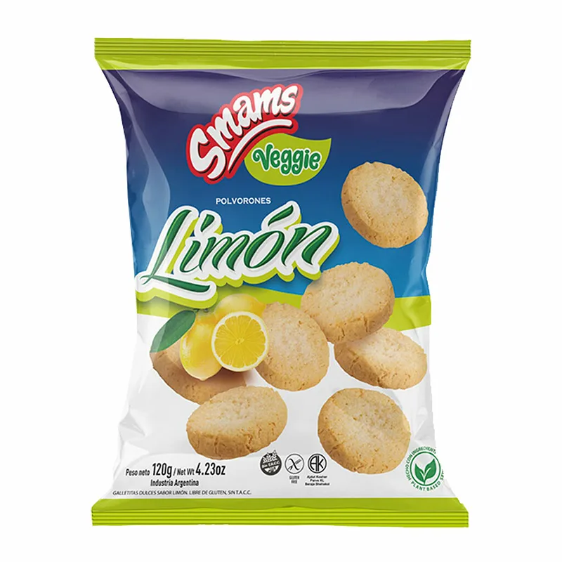 Polvoron de Limon Sin TACC Kosher (Smams)