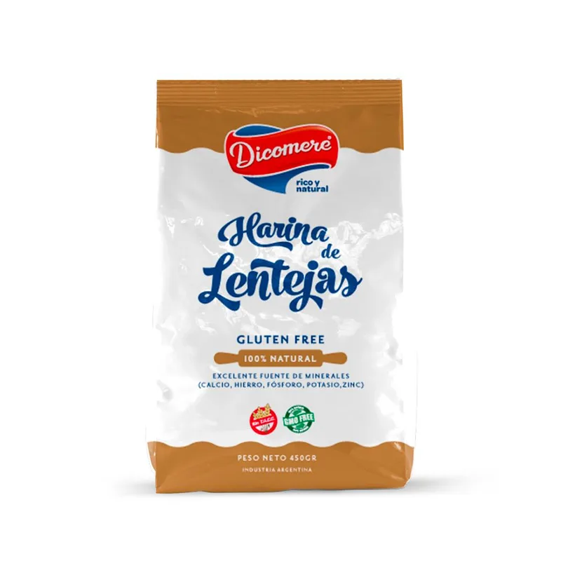 Harina de Lenteja Dicomere x 450 gr x 12 u (Dicomere)