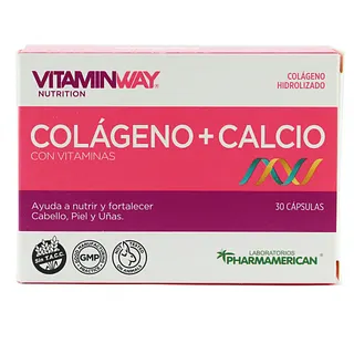 Colageno + Calcio x 30 cap (Vitaminway)