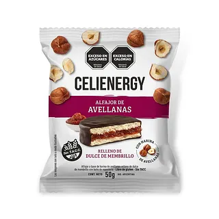 Alfajor de Avellana con Membrillo Blanco (Celienergy)