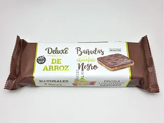 Galleta de Arroz Banada Sabor Chocolate Negro x 108 gr (Deluxe BLABLA)