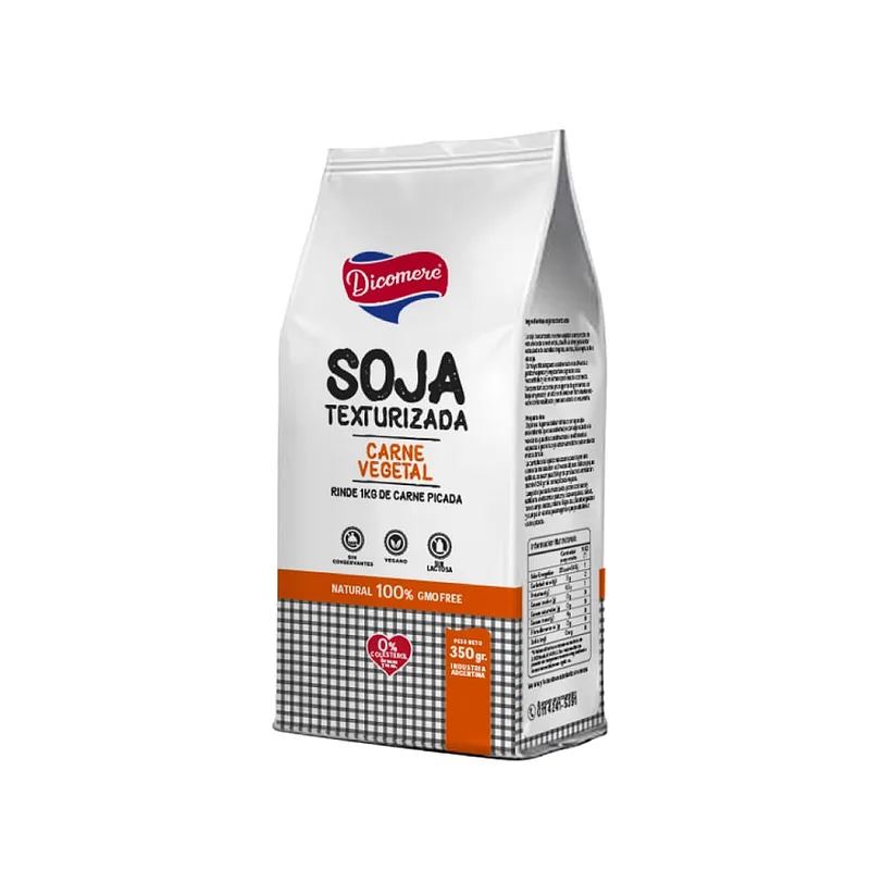 Soja Texturizada x 350 gr x 10 u (Dicomere)