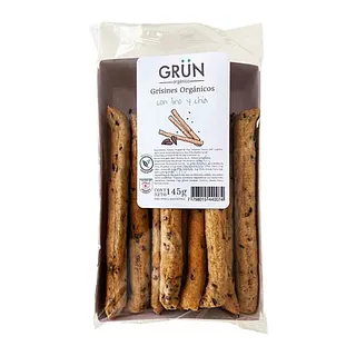 Grisines Organicos con Lino y Chia x 145 gr (Grun)